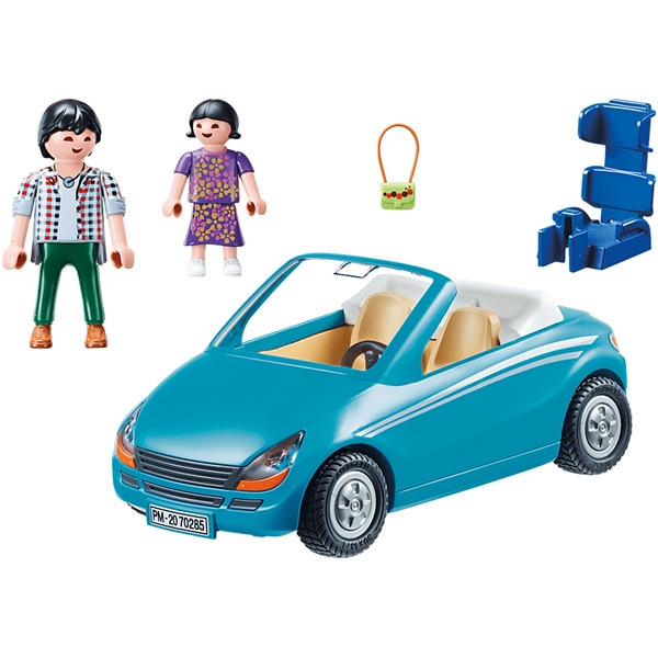 70285 Playmobil Pappa och Barn med en Cabriolet (Bild 3 av 3)