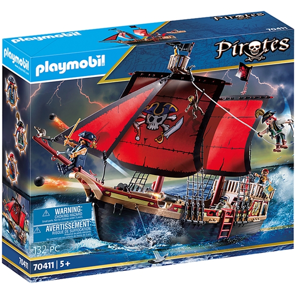 70411 Playmobil Piratskepp med dödskallar (Bild 1 av 8)
