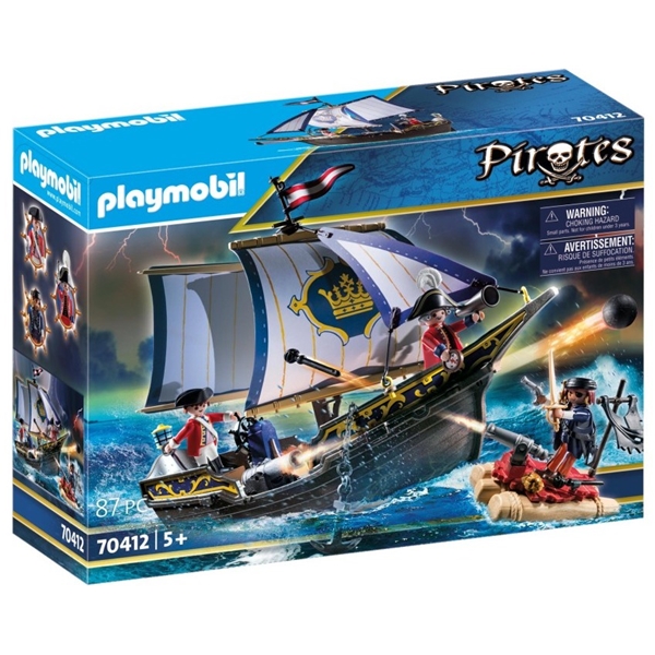 70412 Playmobil Skepp med Rödrockar (Bild 1 av 7)