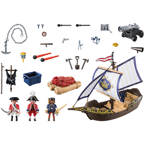 70412 Playmobil Skepp med Rödrockar (Bild 7 av 7)