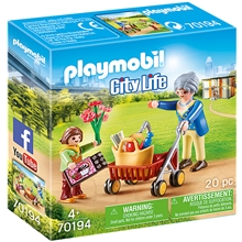 70194 Playmobil Mormor med Rullator