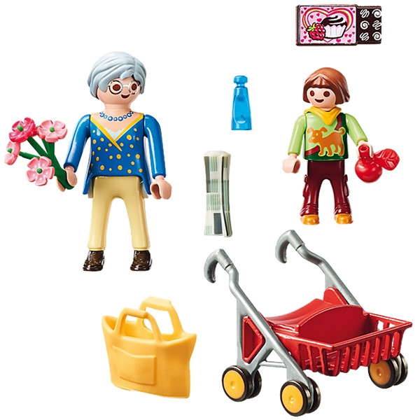 70194 Playmobil Mormor med Rullator (Bild 3 av 3)