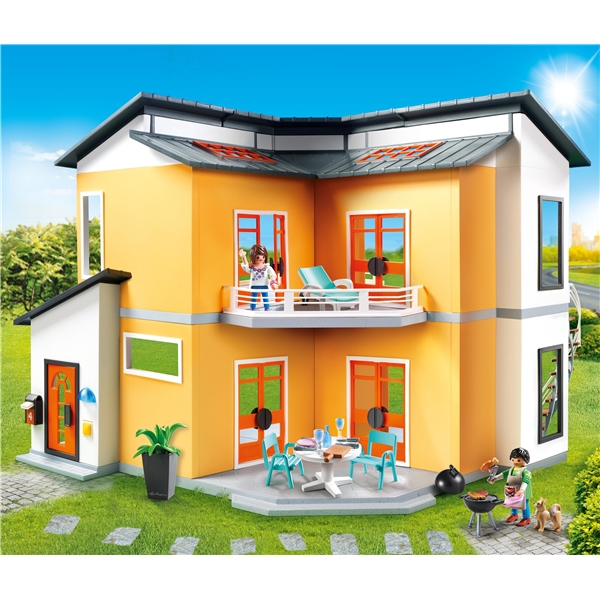 9266 Playmobil Modernt Bostadshus (Bild 3 av 7)