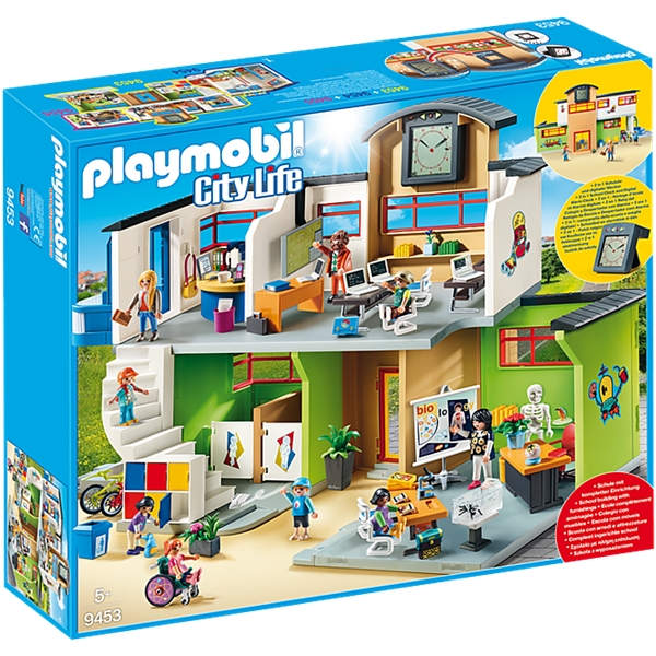 9453 Playmobil Inredd Skolbyggnad (Bild 1 av 8)