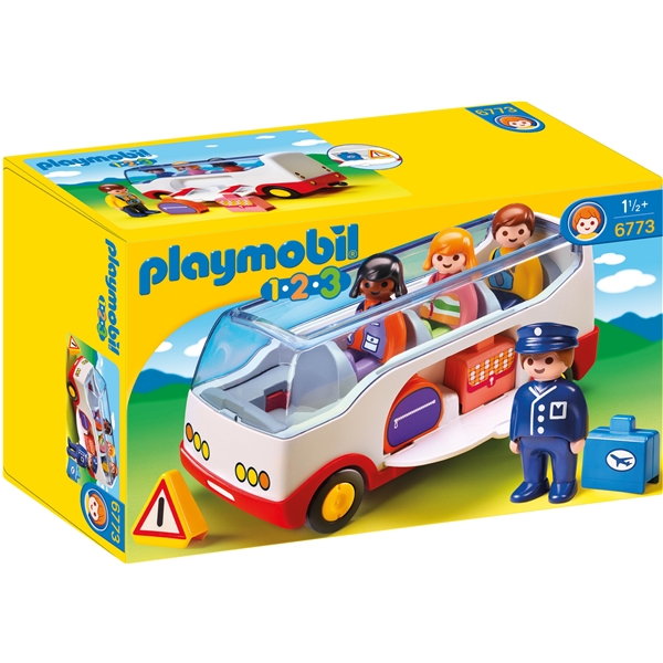 6773 Playmobil 1.2.3 Buss (Bild 1 av 2)