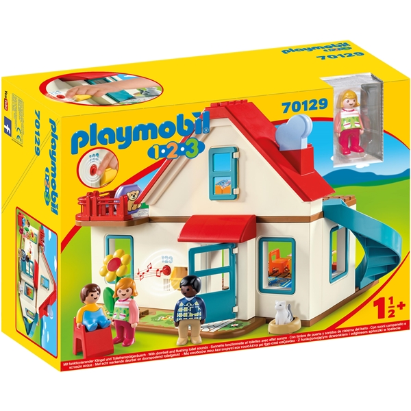 70129 Playmobil 1.2.3 Villa (Bild 1 av 5)