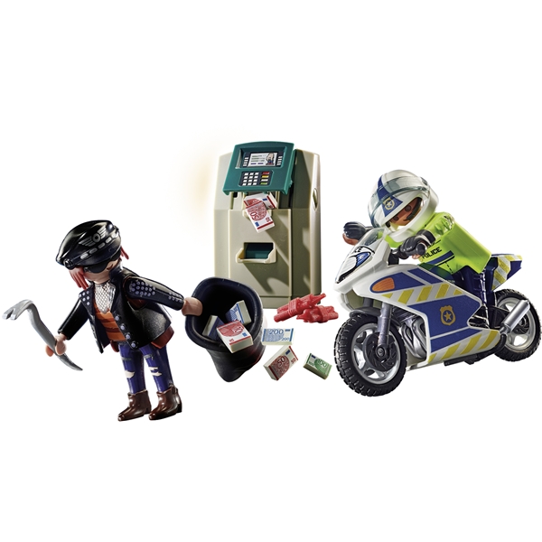 70572 Playmobil City Motorcykel Jakten Mynttjuven (Bild 2 av 4)