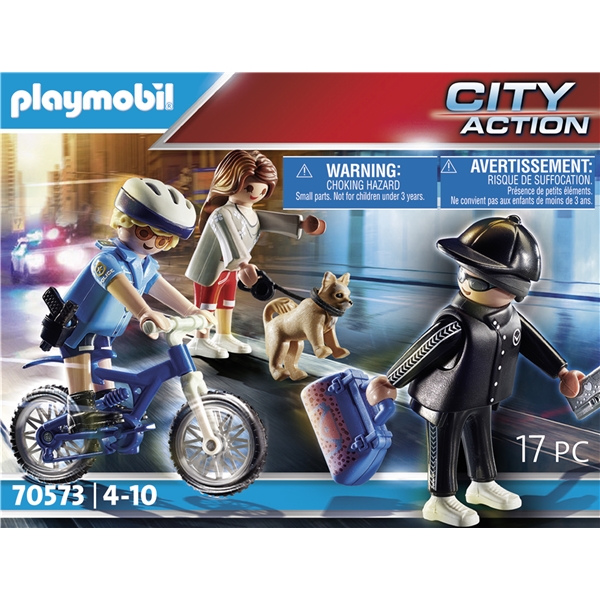 70573 Playmobil City Poliscykel Jakten Väsktjuven (Bild 3 av 4)