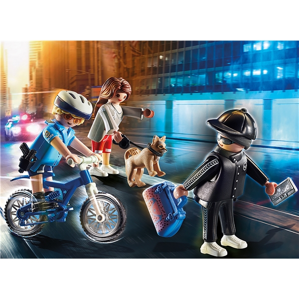 70573 Playmobil City Poliscykel Jakten Väsktjuven (Bild 4 av 4)