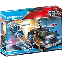 70575 Playmobil City Helikopter Jakten Flyktbilen