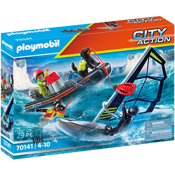 70141 Playmobil City Sjönöd: Polarräddare Båt (Bild 1 av 8)