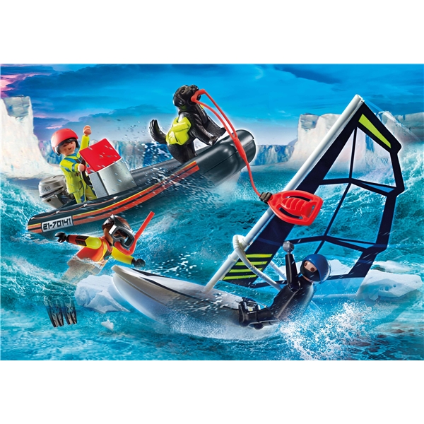 70141 Playmobil City Sjönöd: Polarräddare Båt (Bild 3 av 8)