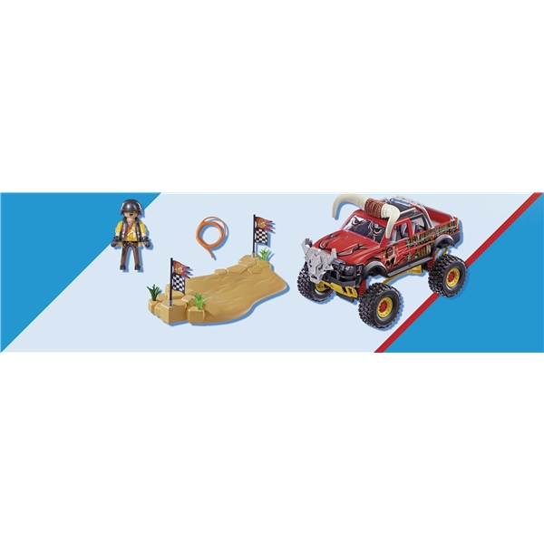 70549 Playmobil Stunt Show monstertruck med Horn (Bild 3 av 6)