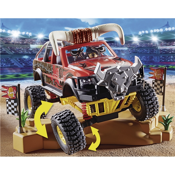 70549 Playmobil Stunt Show monstertruck med Horn (Bild 5 av 6)