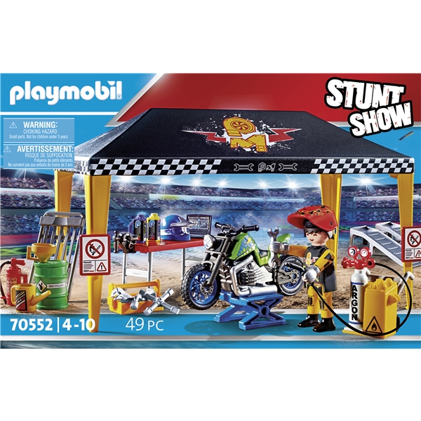70552 Playmobil Stunt Show Verkstadstält (Bild 6 av 6)