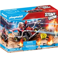 70554 Playmobil Stunt Show Brandbilskart