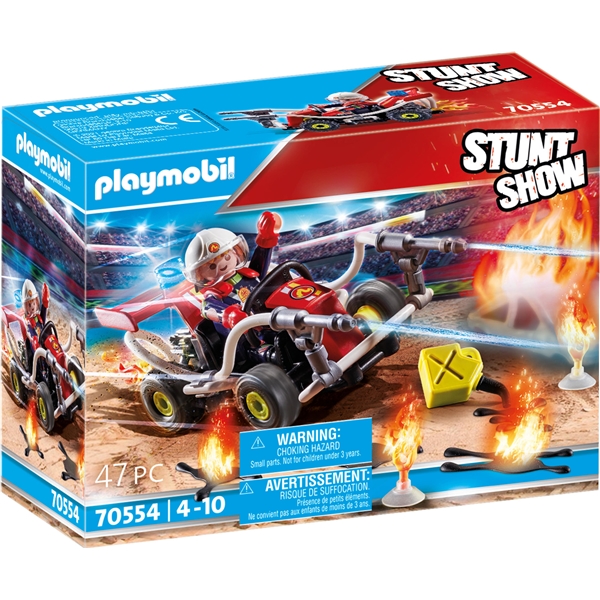 70554 Playmobil Stunt Show Brandbilskart (Bild 1 av 5)