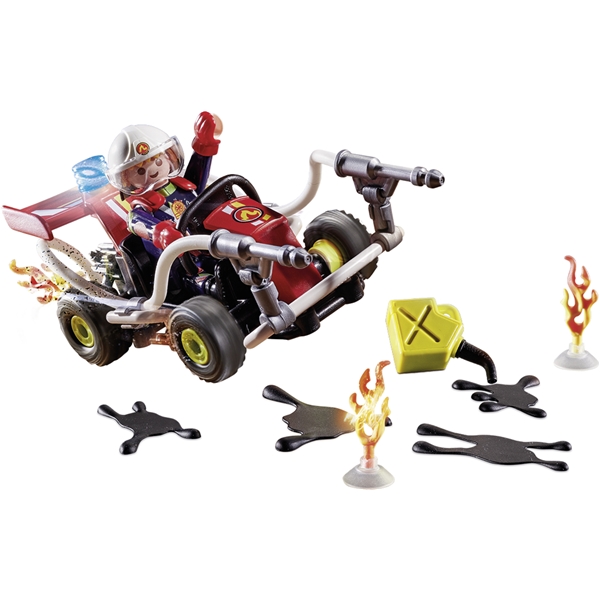 70554 Playmobil Stunt Show Brandbilskart (Bild 3 av 5)