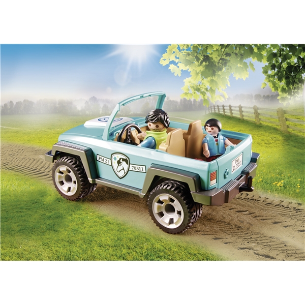 70511 Playmobil Country Bil med Hästtrailer (Bild 3 av 7)