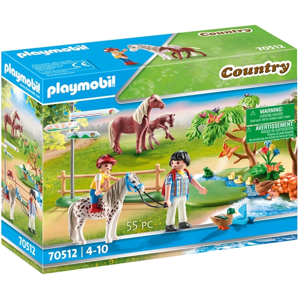 70512 Playmobil Country Rolig Ponnyutflykt (Bild 1 av 7)
