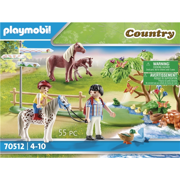 70512 Playmobil Country Rolig Ponnyutflykt (Bild 6 av 7)