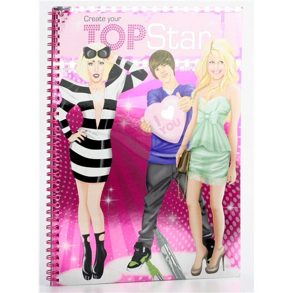 TOPModel Top Star Målarbok (Bild 1 av 2)