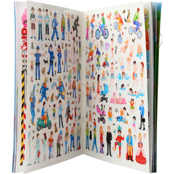 Crazy City - Målar- och stickersbok (Bild 2 av 3)