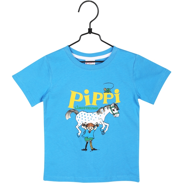 Pippi T-Shirt Blå (Bild 1 av 2)