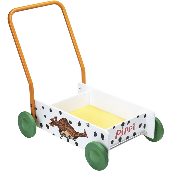 Pippi Lära Gå Vagn Prickig (Bild 2 av 6)