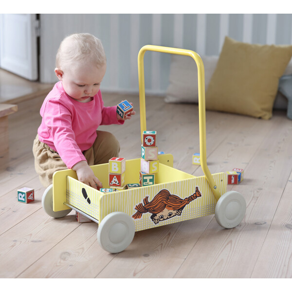 Pippi Lära-Gå-Vagn Gul (Bild 4 av 5)