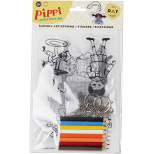 Pippi Nyckelring Krympplast