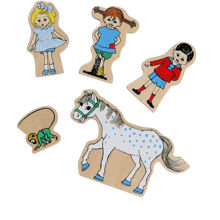 Pippi Figurer Trä