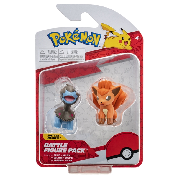 Pokémon Battle Figure (Vulpix & Deino) (Bild 1 av 5)