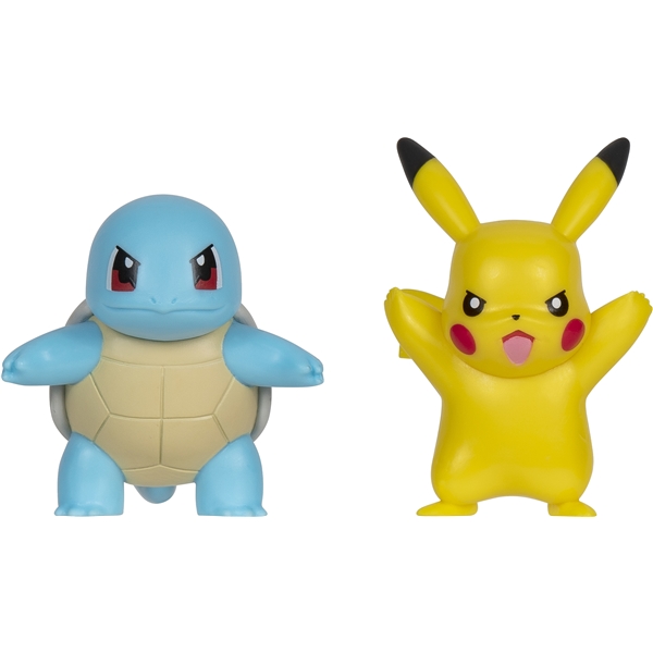 Pokemon Battle Figure 2-p Squirtle & Pikachu (Bild 2 av 4)