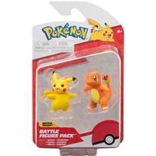 Pokemon Battle Figure 2-p Charmander & Pikachu