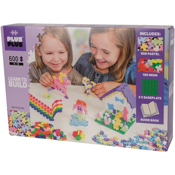 Plus Plus Learn to Build Pastel 600 Delar