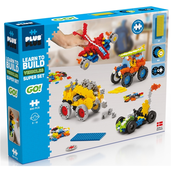 Plus-Plus Learn To Build Vehicles Super Set (Bild 1 av 6)