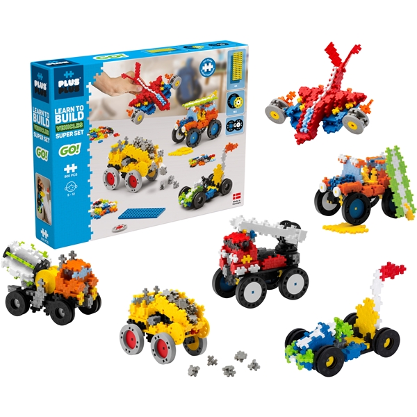 Plus-Plus Learn To Build Vehicles Super Set (Bild 2 av 6)