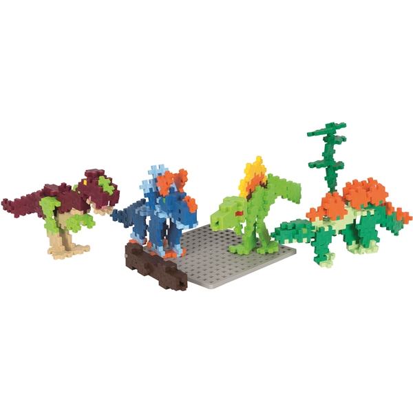 Plus-Plus Dinosaur Tube and Baseplate Bundle (Bild 2 av 2)