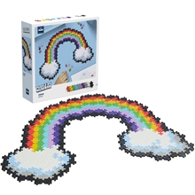 Plus-Plus Puzzle By Number Rainbow 500 Delar