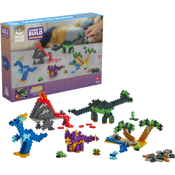 Plus-Plus Learn to Build Dinosaurs (Bild 1 av 4)