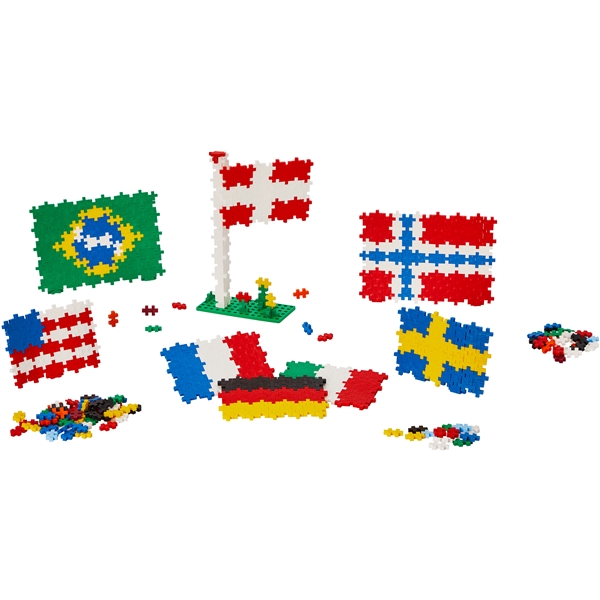 Plus-Plus Learn To Build Flags of the World (Bild 2 av 3)
