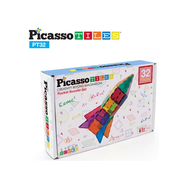 Picasso Tiles 32 Delar Rocket Booster (Bild 1 av 4)