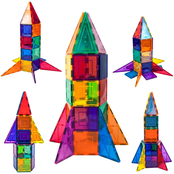 Picasso Tiles 32 Delar Rocket Booster (Bild 3 av 4)
