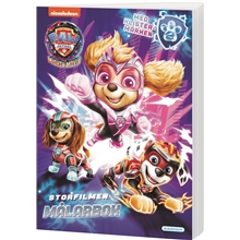 Målarbok Paw Patrol Mighty Movie