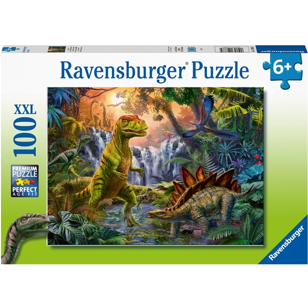 Pussel XXL 100 Bitar Dinosaur Oasis (Bild 1 av 2)