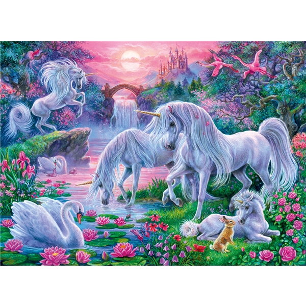 Pussel XXL 150 Bitar Unicorns in the Sunset Glow (Bild 2 av 2)