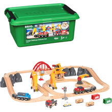 1 set - BRIO 33097 Träjärnvägsset Mellanstor