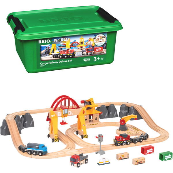 BRIO 33097 Träjärnvägsset Mellanstor (Bild 1 av 6)