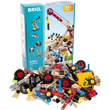 1 set - BRIO 34588 Grundsats Bygglek 211 Delar